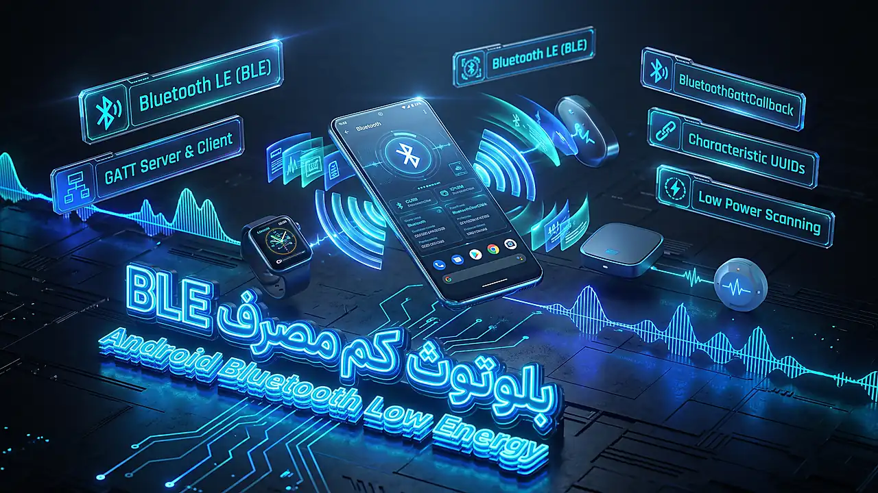 آموزش بلوتوث کم مصرف در اندروید: راهنمای عملی اتصال BLE