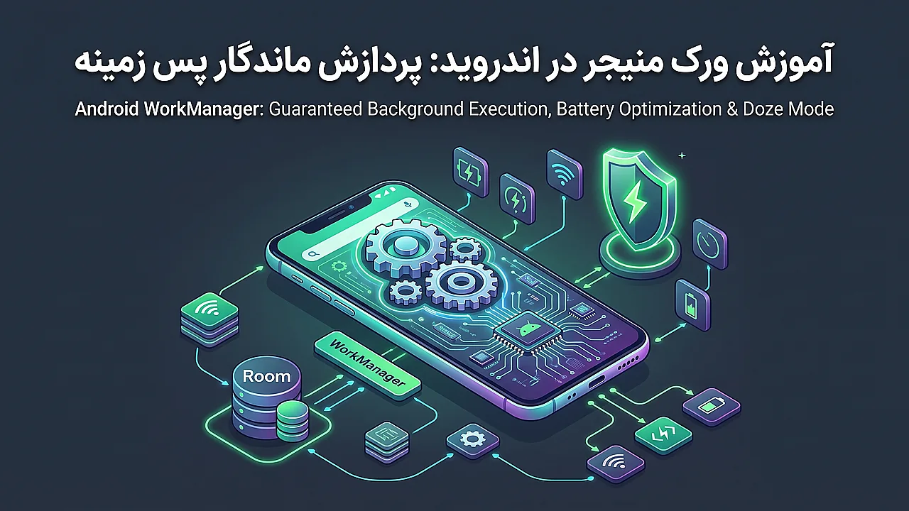 آموزش ورک منیجر WorkManager در اندروید: اجرای تسک پس زمینه