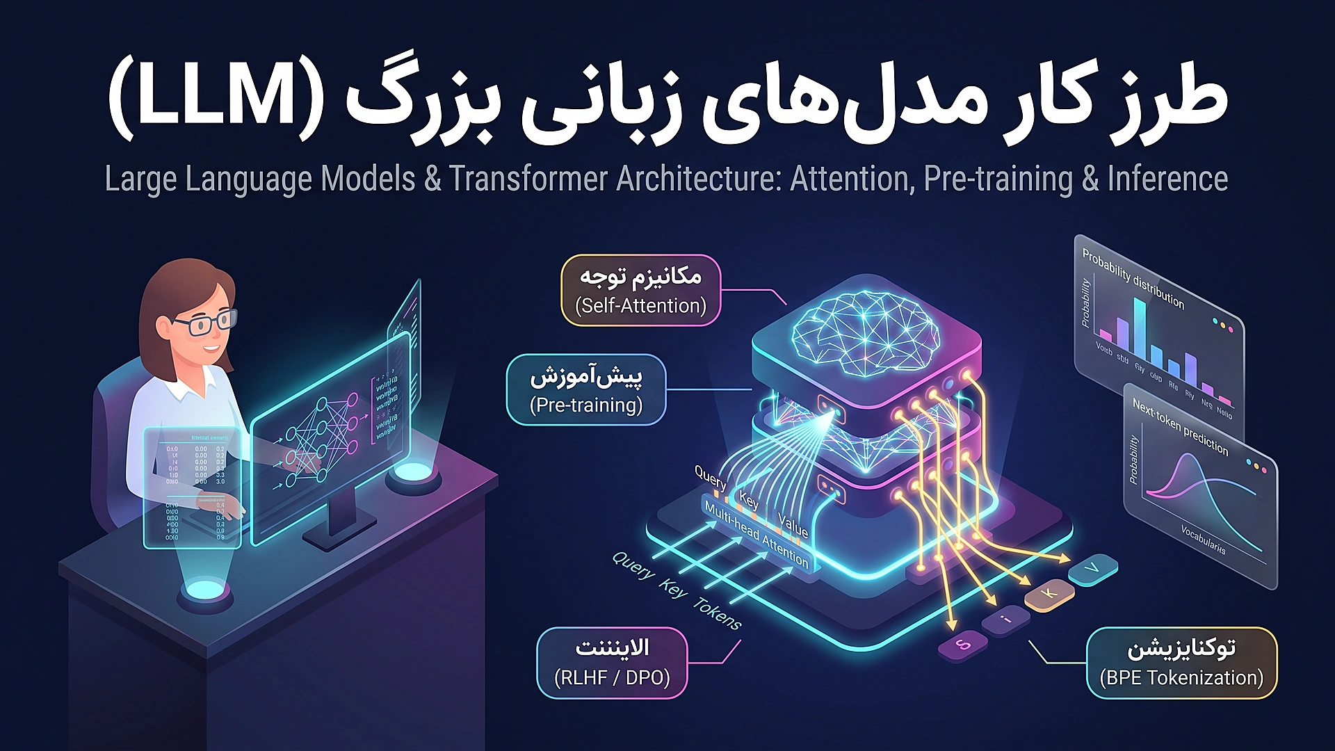 کالبدشکافی معماری ترنسفورمر و مدل های زبانی بزرگ