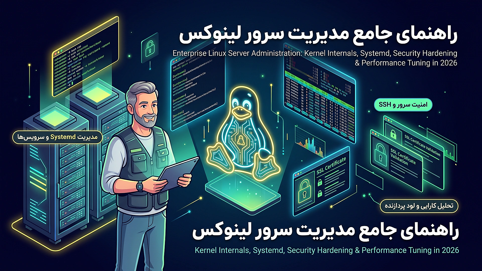 مدیریت سرور لینوکس برای توسعه دهندگان و مهندسان سیستم