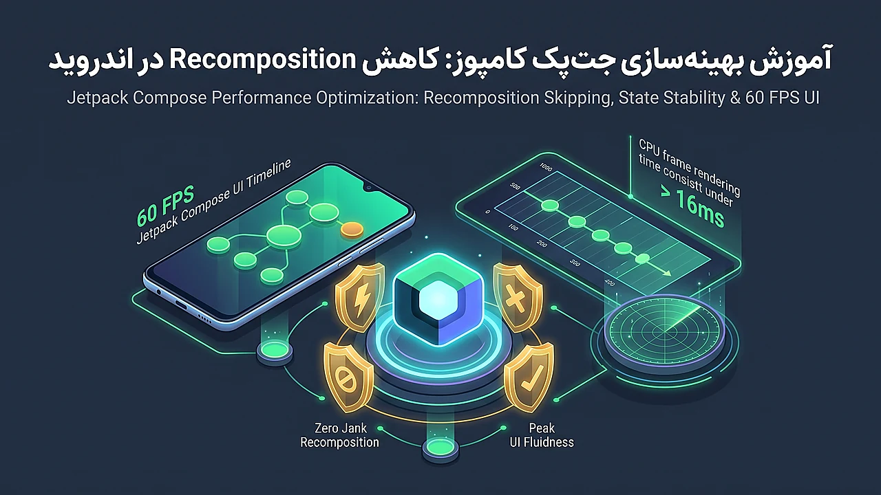 آموزش بهینه سازی جت پک کامپوز: کاهش Recomposition در اندروید